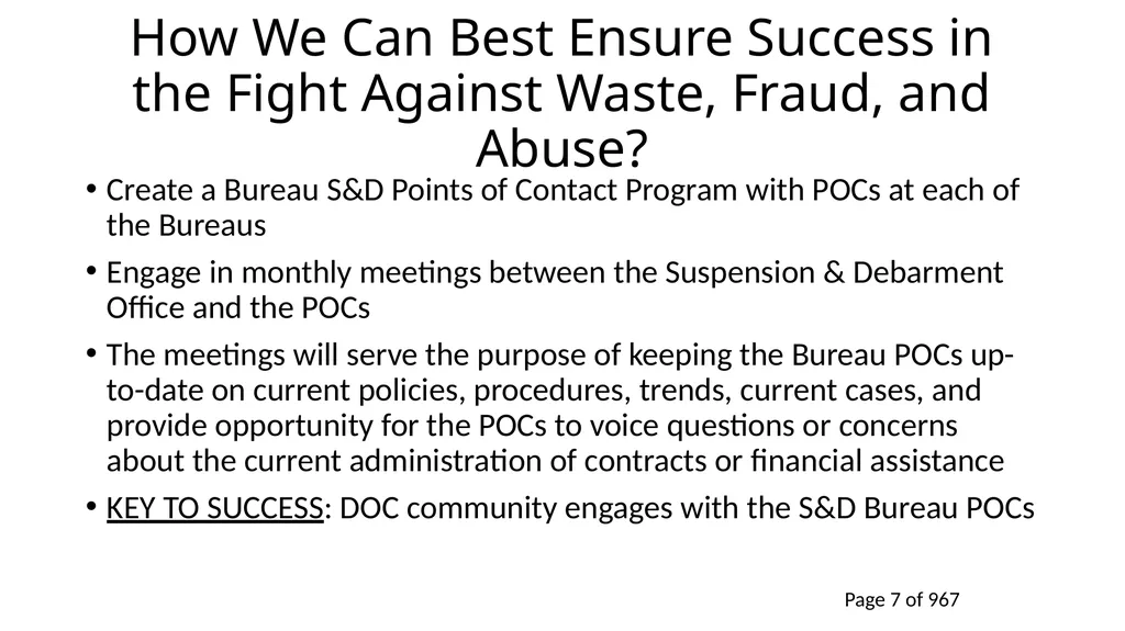 2021 Big A Suspension and Debarment Panel Meet - slide 7 of 24