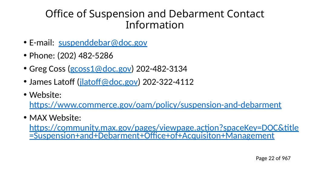 2021 Big A Suspension and Debarment Panel Meet - slide 22 of 24