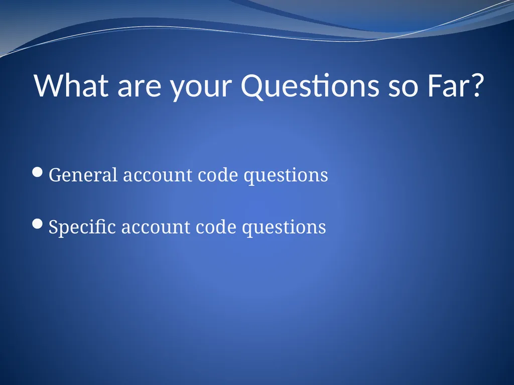 Key Account Codes February 19th and 20th, 2013 - slide 10 of 18