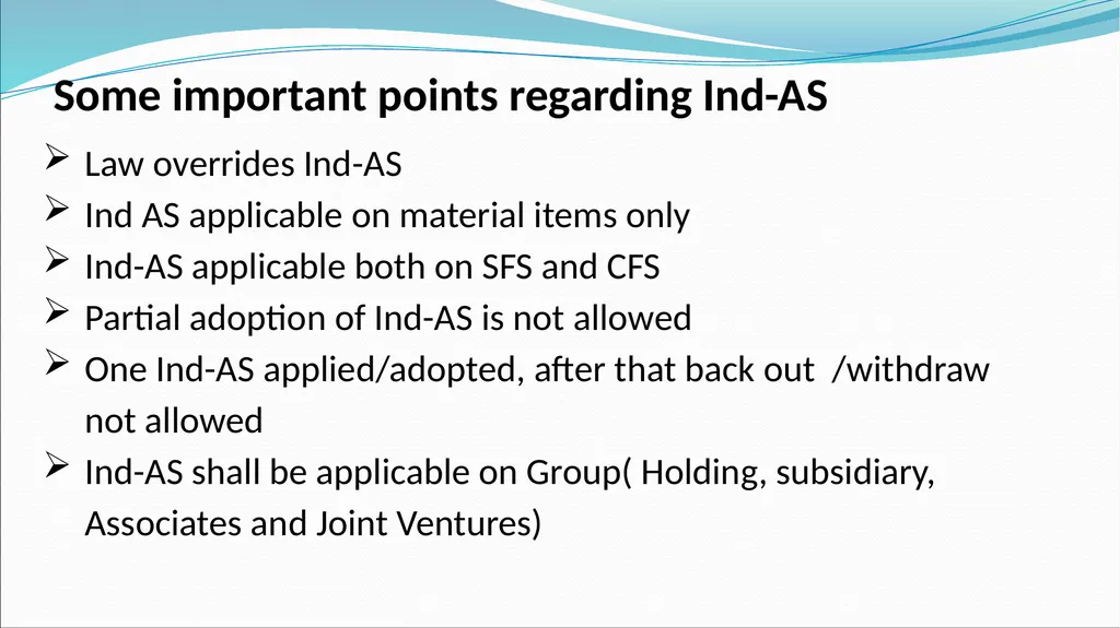 IND AS By CA H.Anand Basic introduction Roadmap of - slide 4 of 296