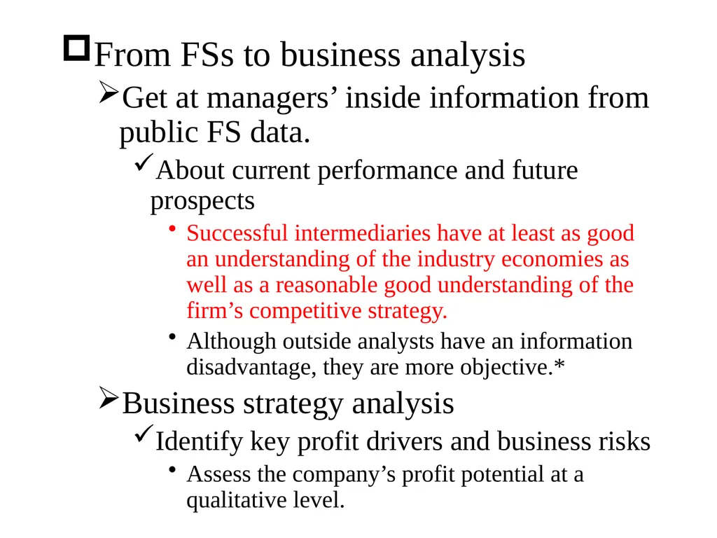 Business Analysis & Valuation Using Financial - slide 26 of 224