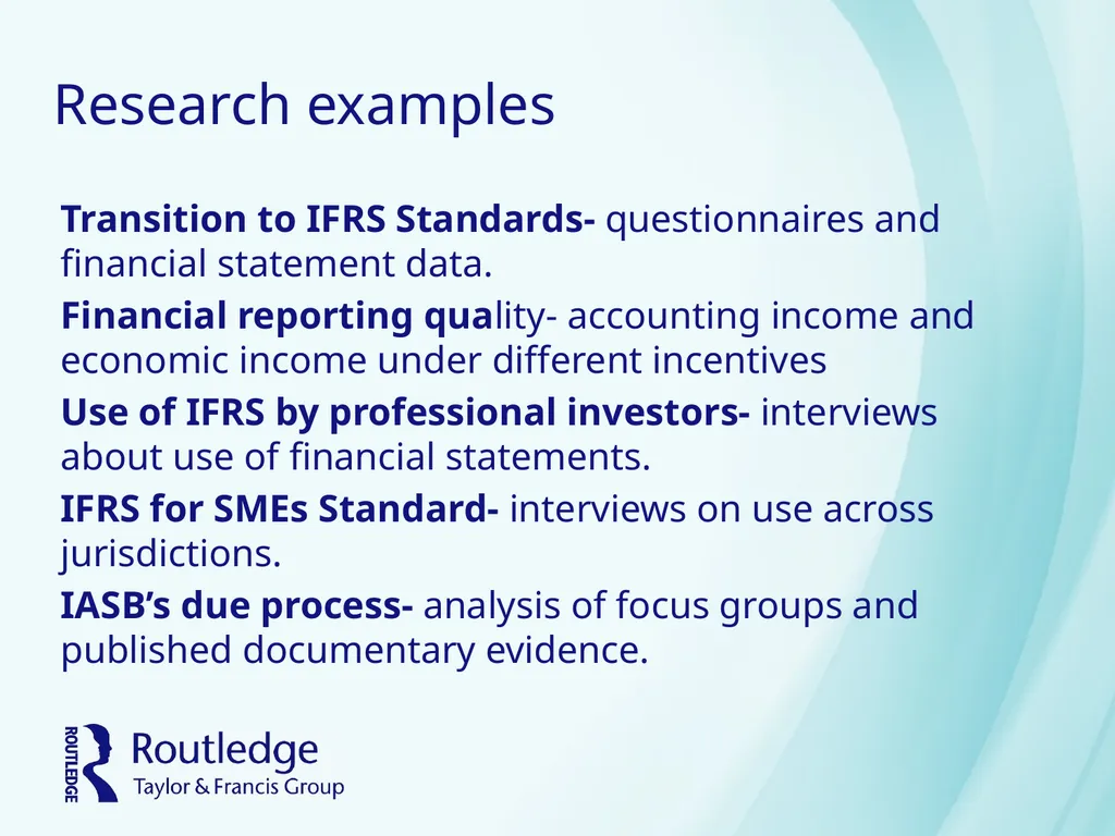International Corporate Reporting Chapter 6 - slide 24 of 24