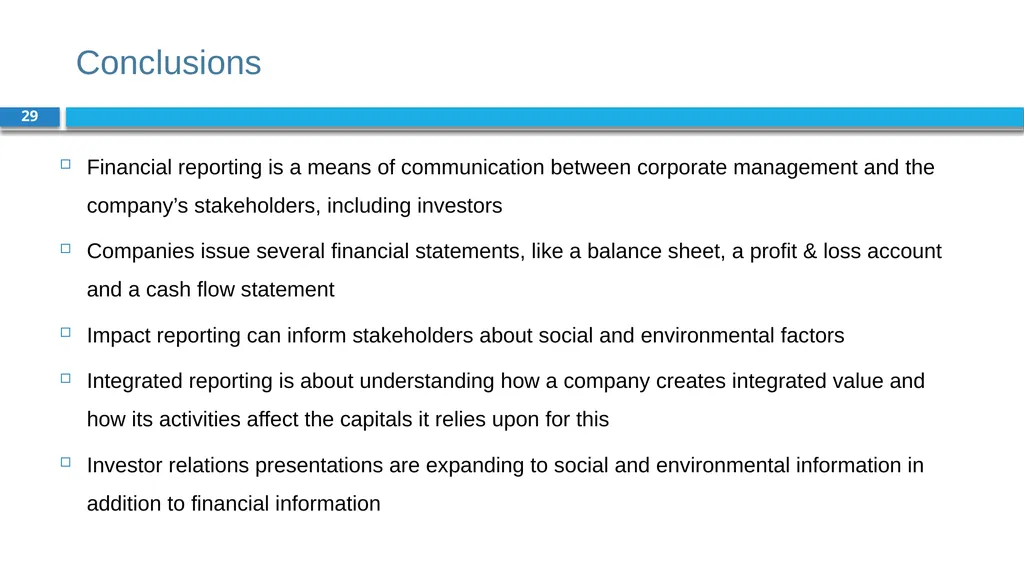 Corporate Finance for Long-Term Value Chapter 17: - slide 29 of 29
