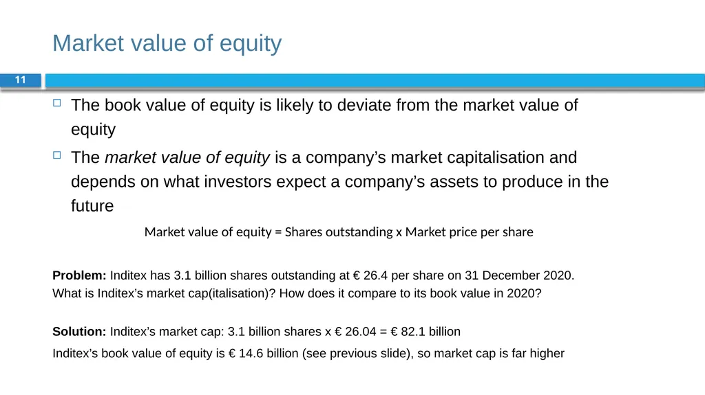 Corporate Finance for Long-Term Value Chapter 17: - slide 11 of 29
