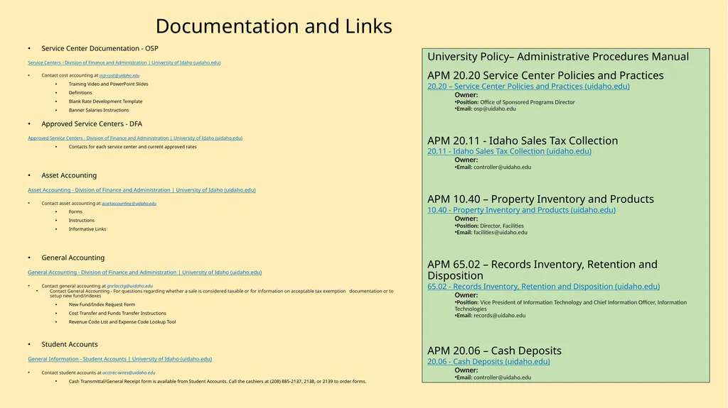 Understanding Service Centers and Rate Development - slide 20 of 20