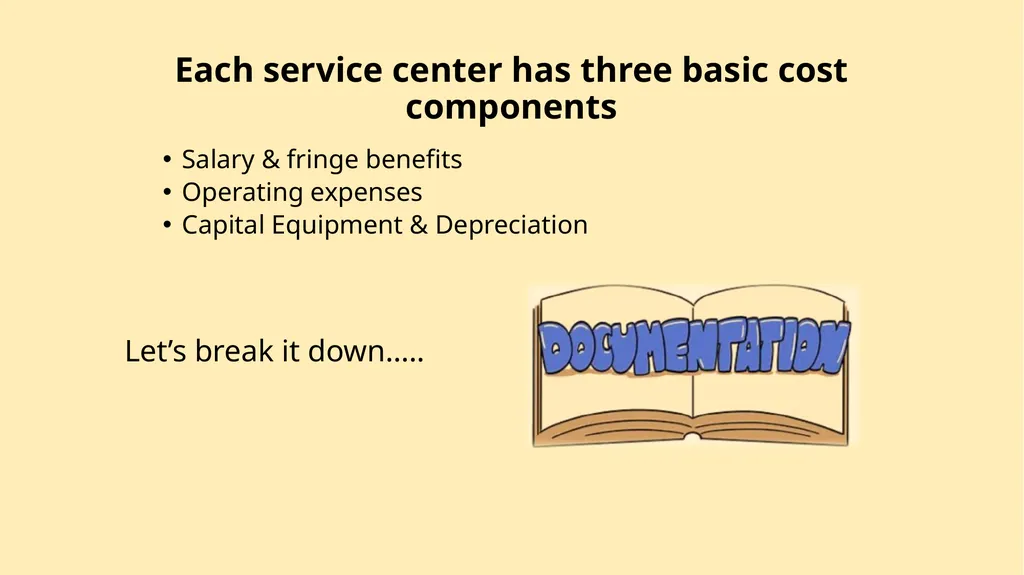 Understanding Service Centers and Rate Development - slide 9 of 20