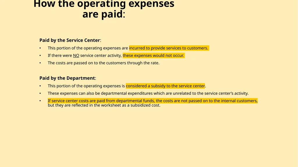 Understanding Service Centers and Rate Development - slide 12 of 20
