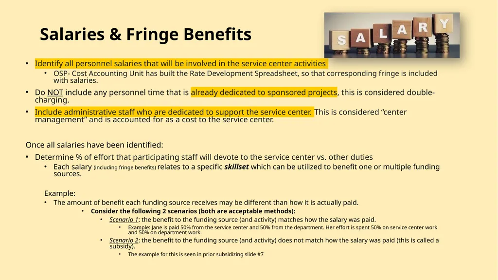 Understanding Service Centers and Rate Development - slide 10 of 20