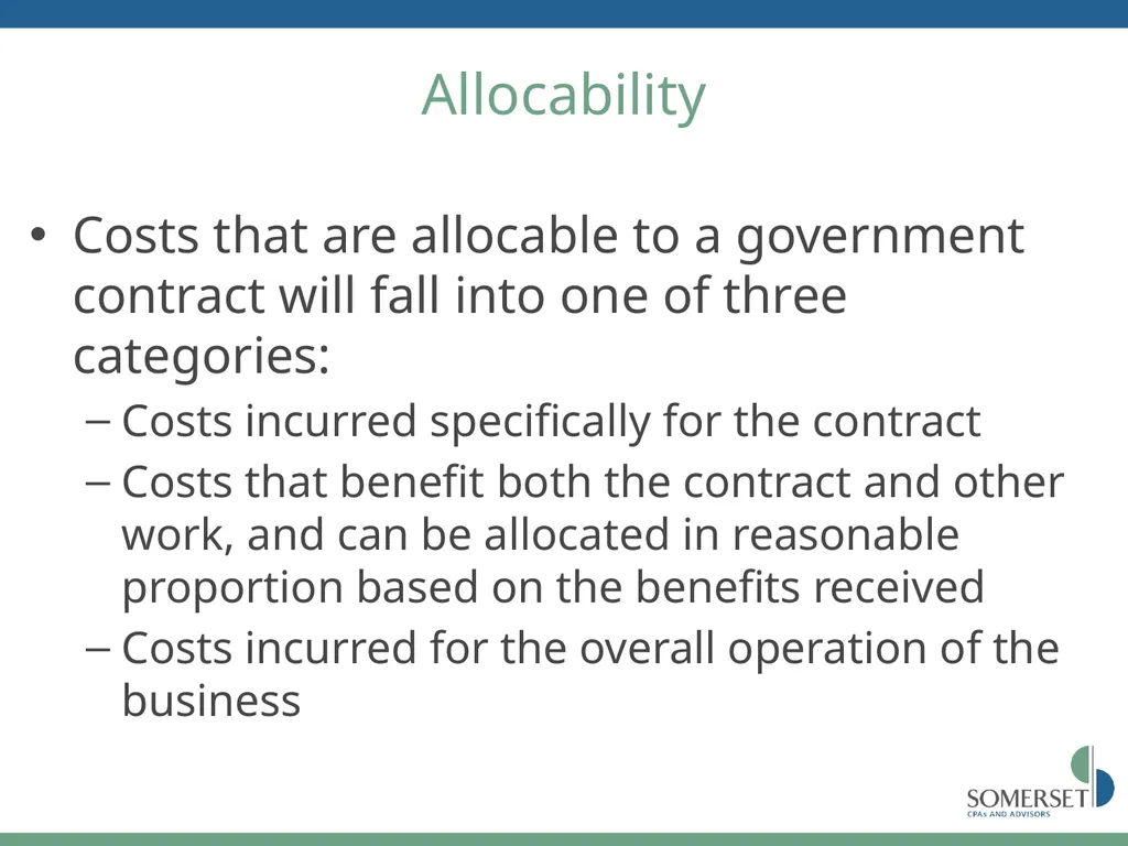 Maximizing Your FAR Overhead Rate Scott Sutton, - slide 10 of 52