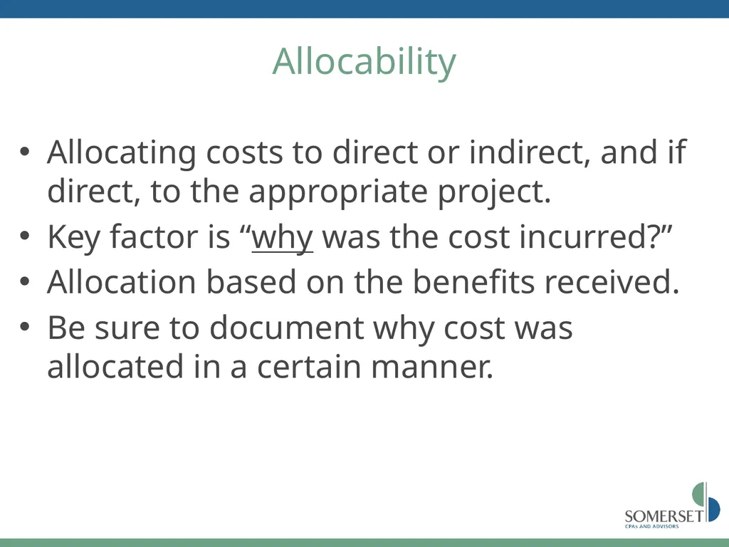 Maximizing Your FAR Overhead Rate Scott Sutton, - slide 9 of 52