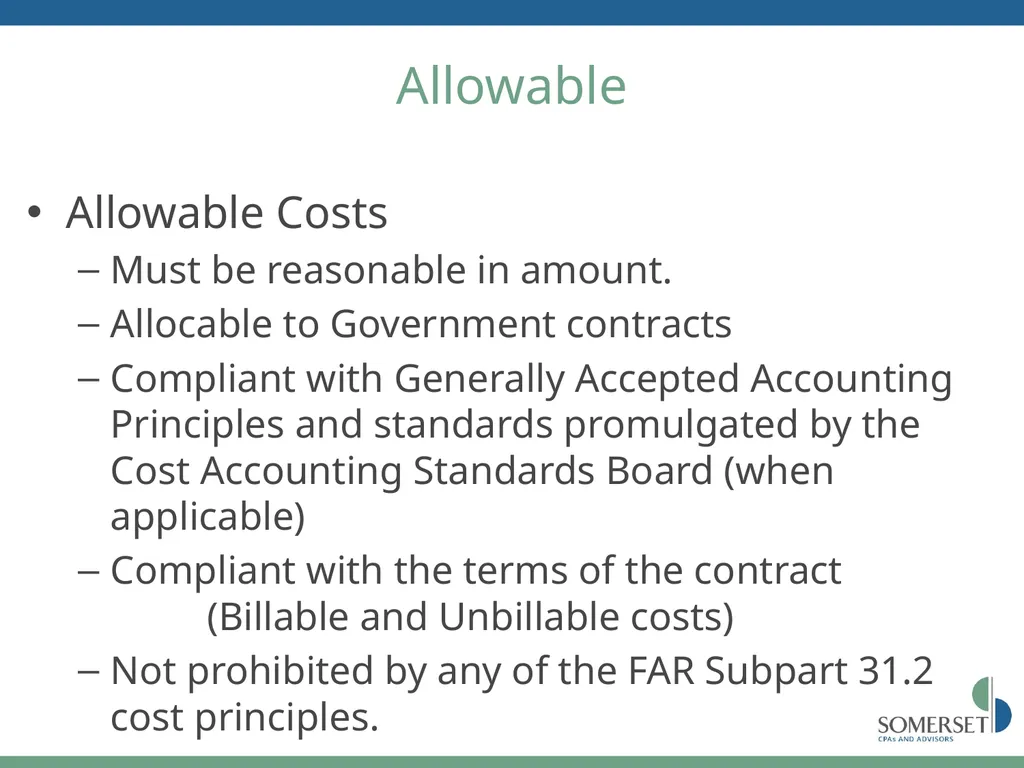 Maximizing Your FAR Overhead Rate Scott Sutton, - slide 6 of 52