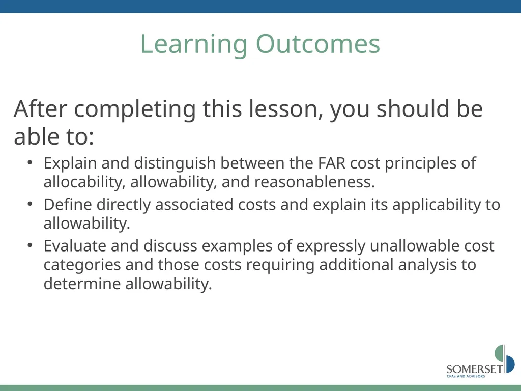 Maximizing Your FAR Overhead Rate Scott Sutton, - slide 3 of 52