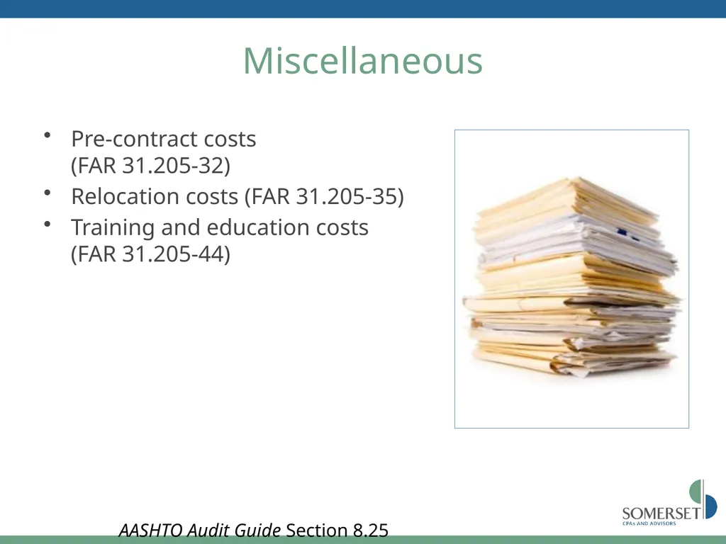 Maximizing Your FAR Overhead Rate Scott Sutton, - slide 38 of 52