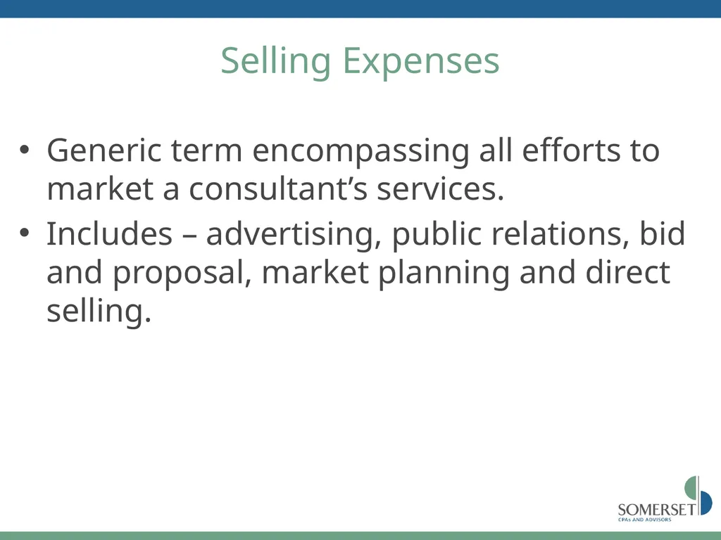 Maximizing Your FAR Overhead Rate Scott Sutton, - slide 27 of 52