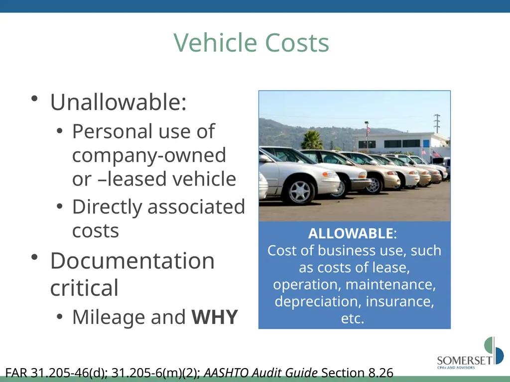 Maximizing Your FAR Overhead Rate Scott Sutton, - slide 21 of 52
