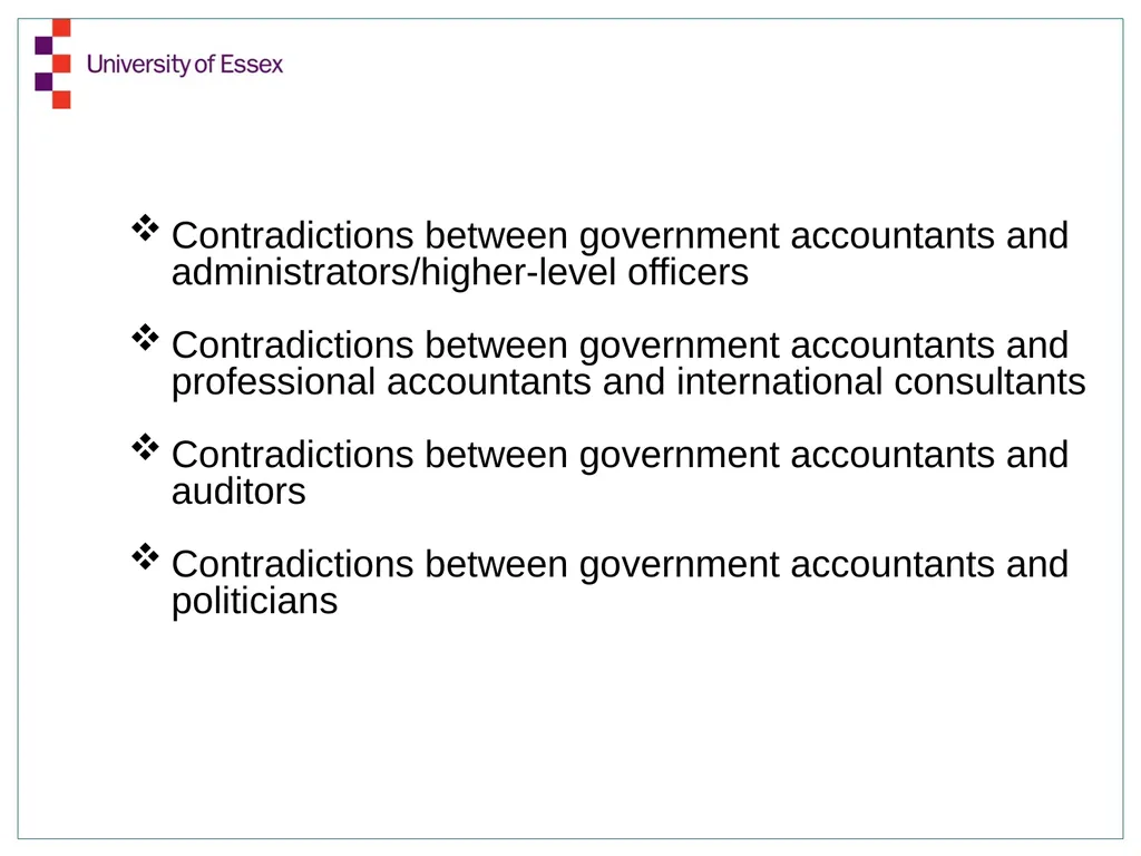 Structuration Analysis of Central Government - slide 17 of 21