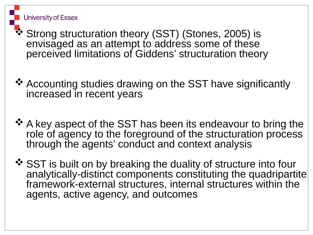 Structuration Analysis of Central Government - slide 7 of 21