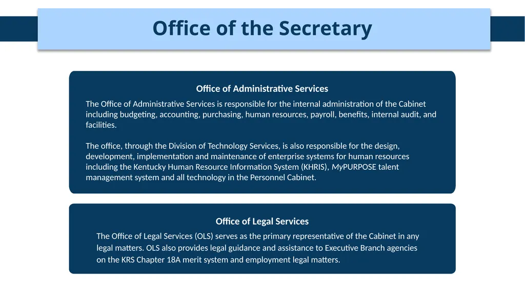 Kentucky Personnel Cabinet Overview Mary Elizabeth - slide 8 of 10