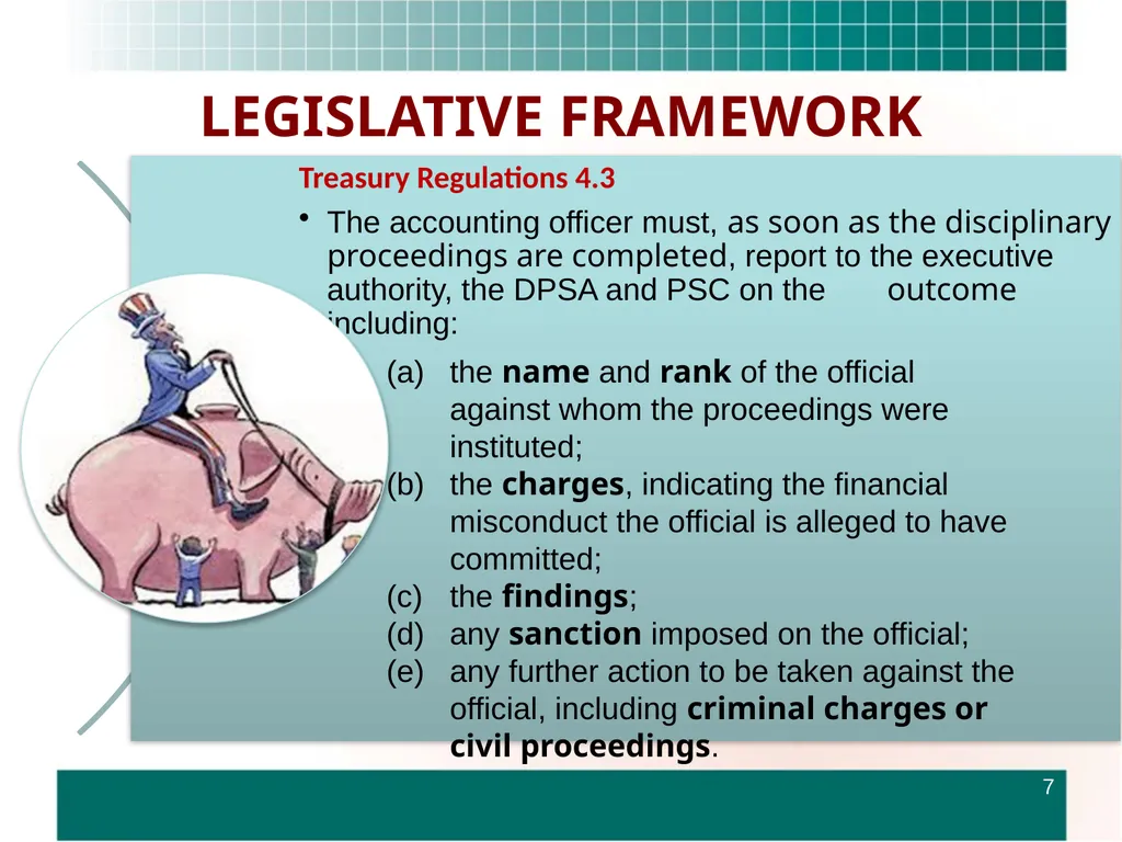 ROUNDTABLE ON FINANCIAL MISCONDUCT THEME: “What - slide 7 of 18