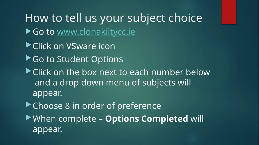 1ST YEAR SUBJECT CHOICE 2024/25 CORE JUNIOR CYCLE - slide 19 of 22