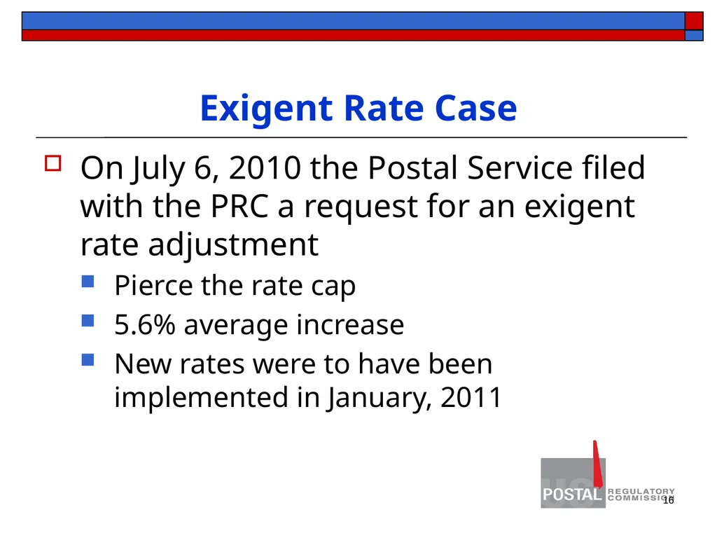 1 KENTUCKY PRESS ASSOCIATION Postal Regulatory - slide 16 of 26