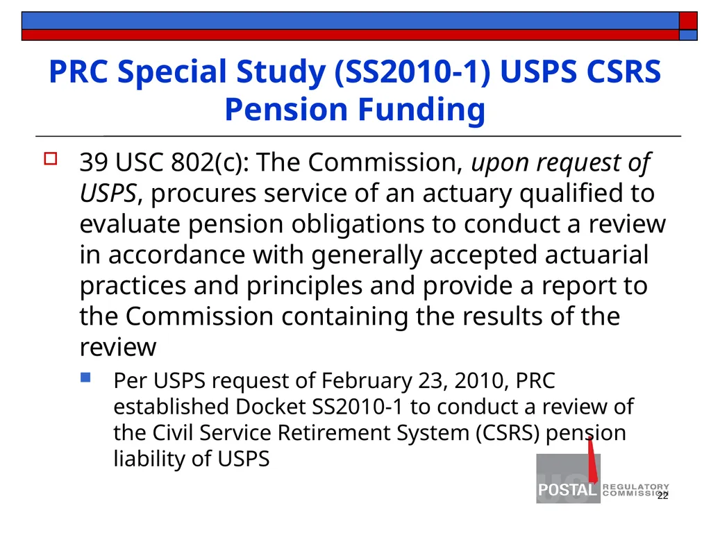 1 KENTUCKY PRESS ASSOCIATION Postal Regulatory - slide 22 of 26
