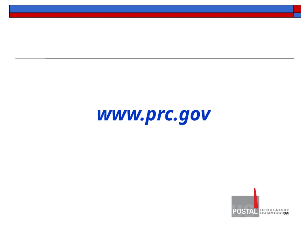 1 KENTUCKY PRESS ASSOCIATION Postal Regulatory - slide 26 of 26