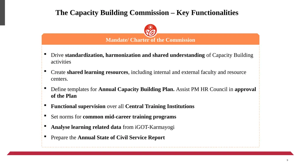 कर्मयोगी अभियान Mission Karmayogi - National - slide 9 of 15