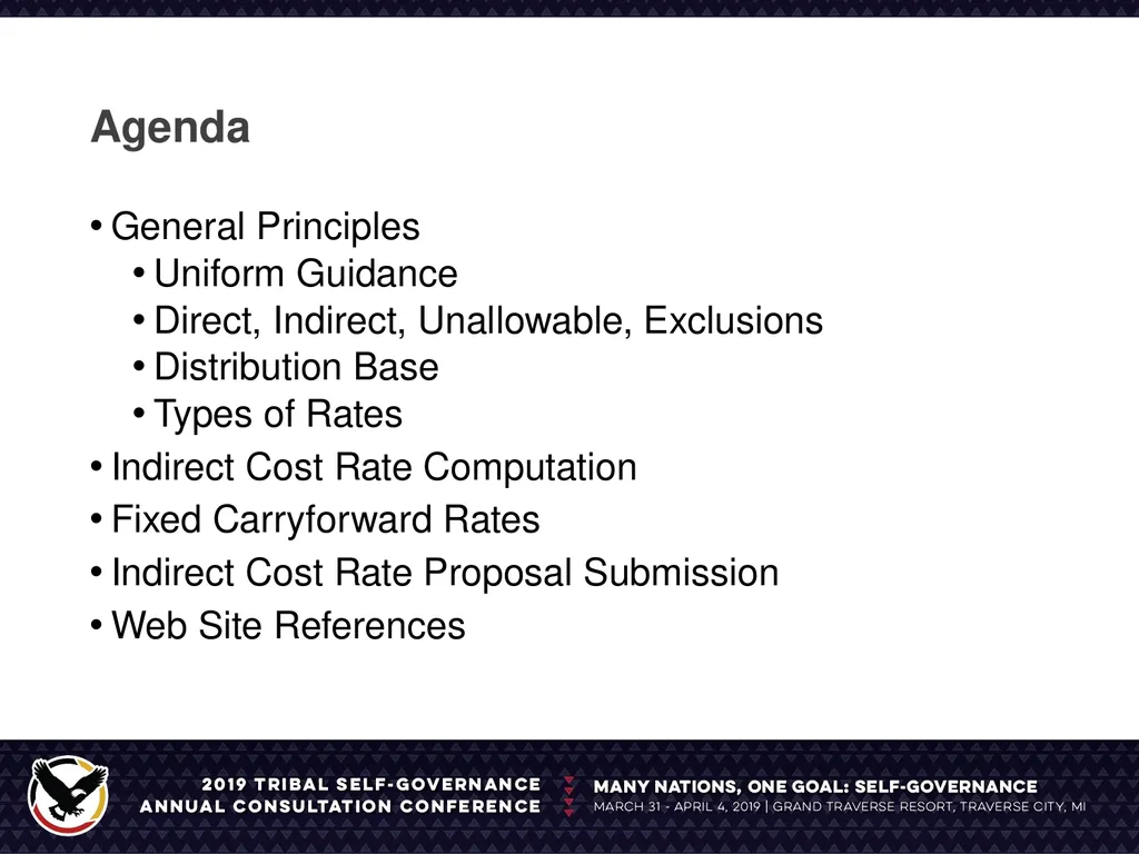Indirect Costs Mark W. Stout, MBA Branch Chief - slide 3 of 19
