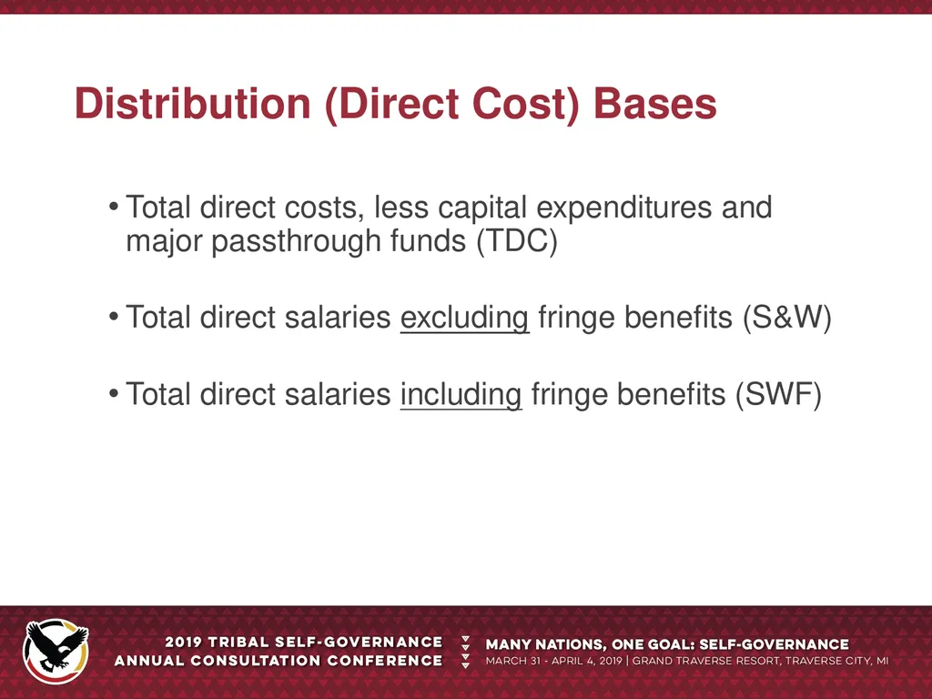 Indirect Costs Mark W. Stout, MBA Branch Chief - slide 11 of 19