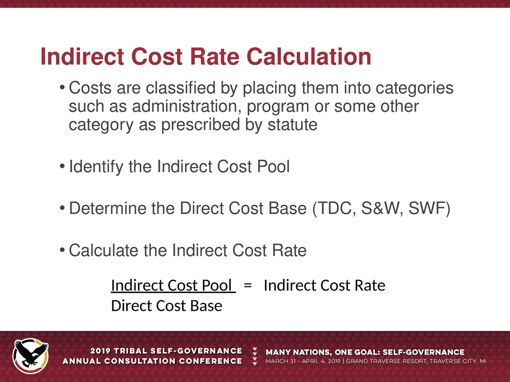 Indirect Costs Mark W. Stout, MBA Branch Chief - slide 14 of 19