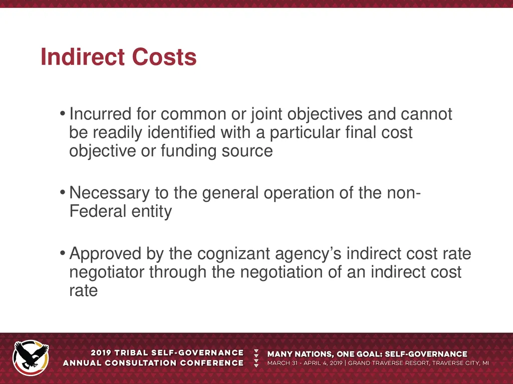 Indirect Costs Mark W. Stout, MBA Branch Chief - slide 12 of 19