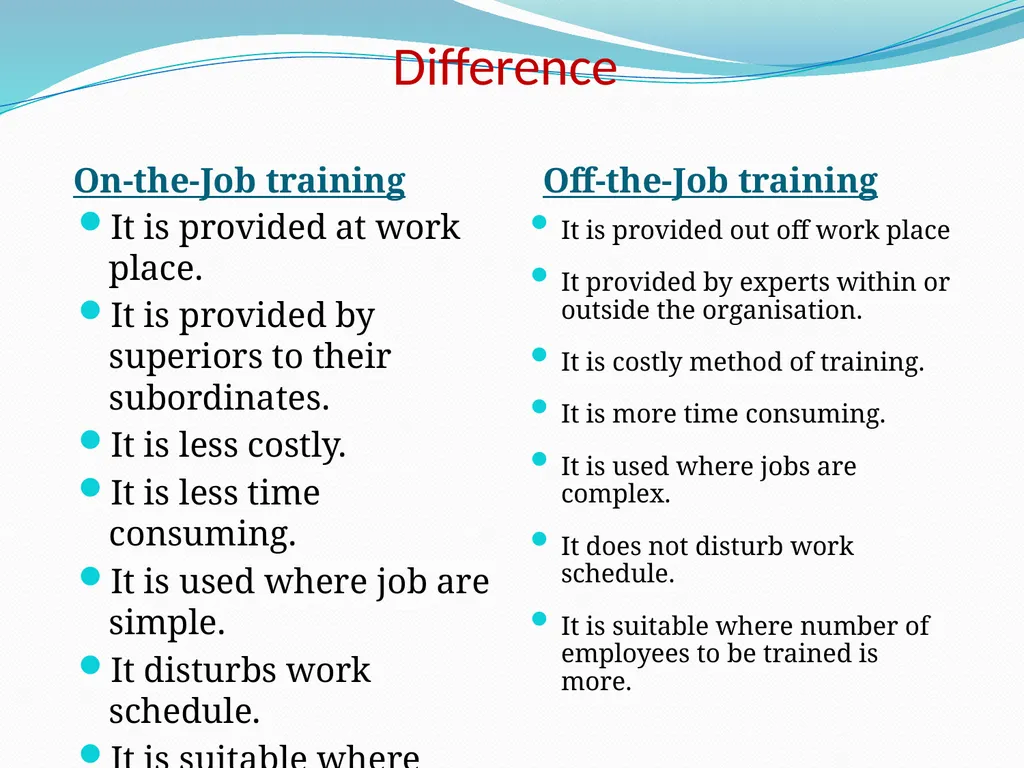 HUMAN RESOURCE MANAGEMENT Unit-6 Training and - slide 10 of 24