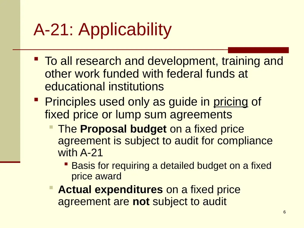Office of Management and Budget (OMB) CIRCULAR - slide 6 of 80