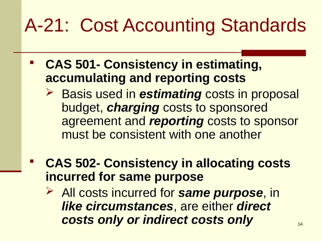 Office of Management and Budget (OMB) CIRCULAR - slide 14 of 80