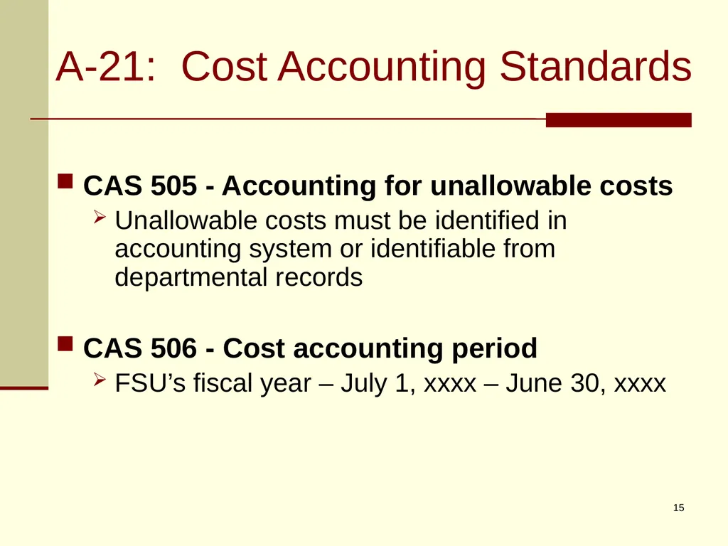 Office of Management and Budget (OMB) CIRCULAR - slide 15 of 80