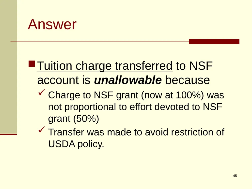 Office of Management and Budget (OMB) CIRCULAR - slide 45 of 80