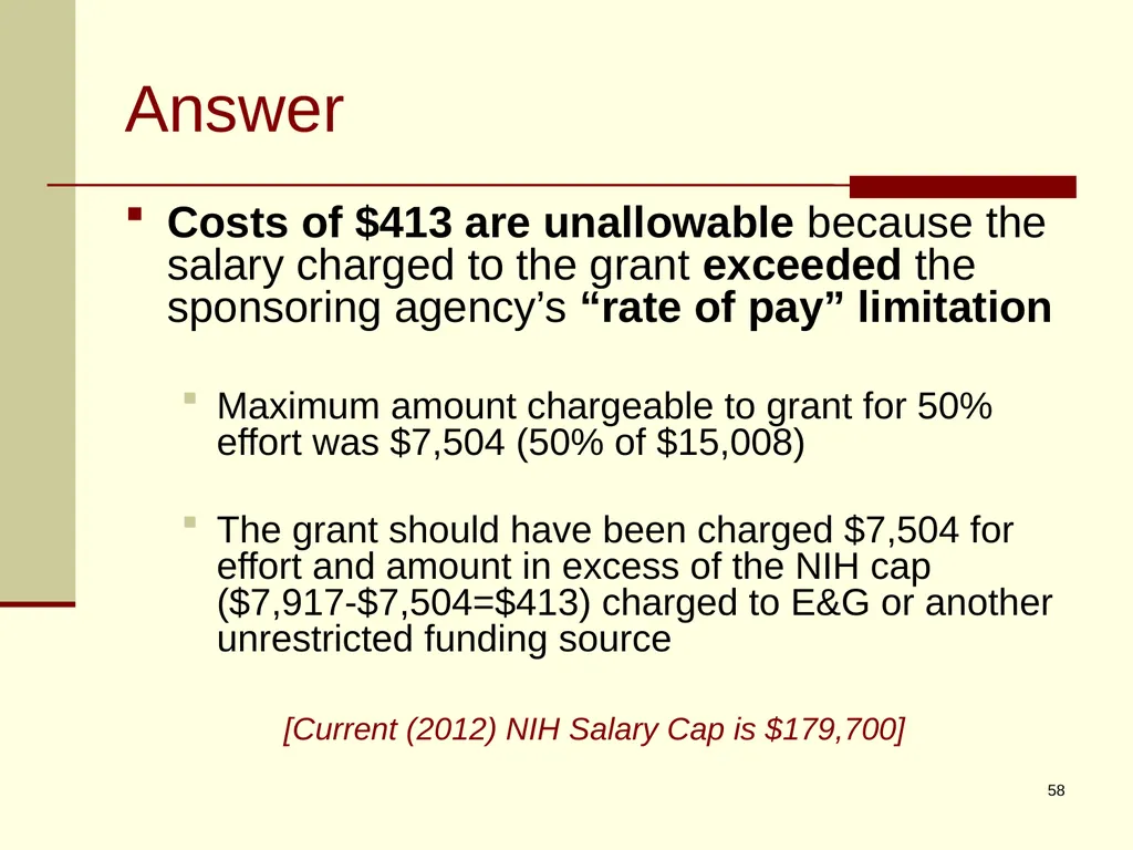 Office of Management and Budget (OMB) CIRCULAR - slide 58 of 80