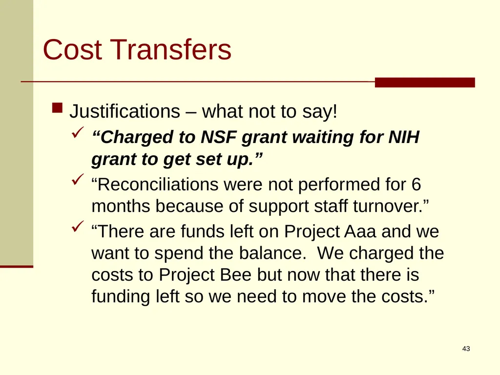 Office of Management and Budget (OMB) CIRCULAR - slide 43 of 80
