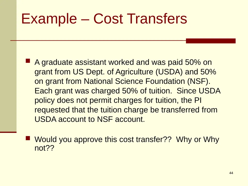 Office of Management and Budget (OMB) CIRCULAR - slide 44 of 80