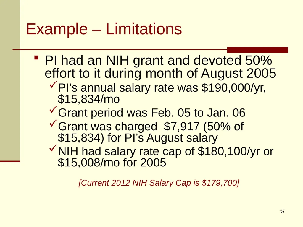 Office of Management and Budget (OMB) CIRCULAR - slide 57 of 80