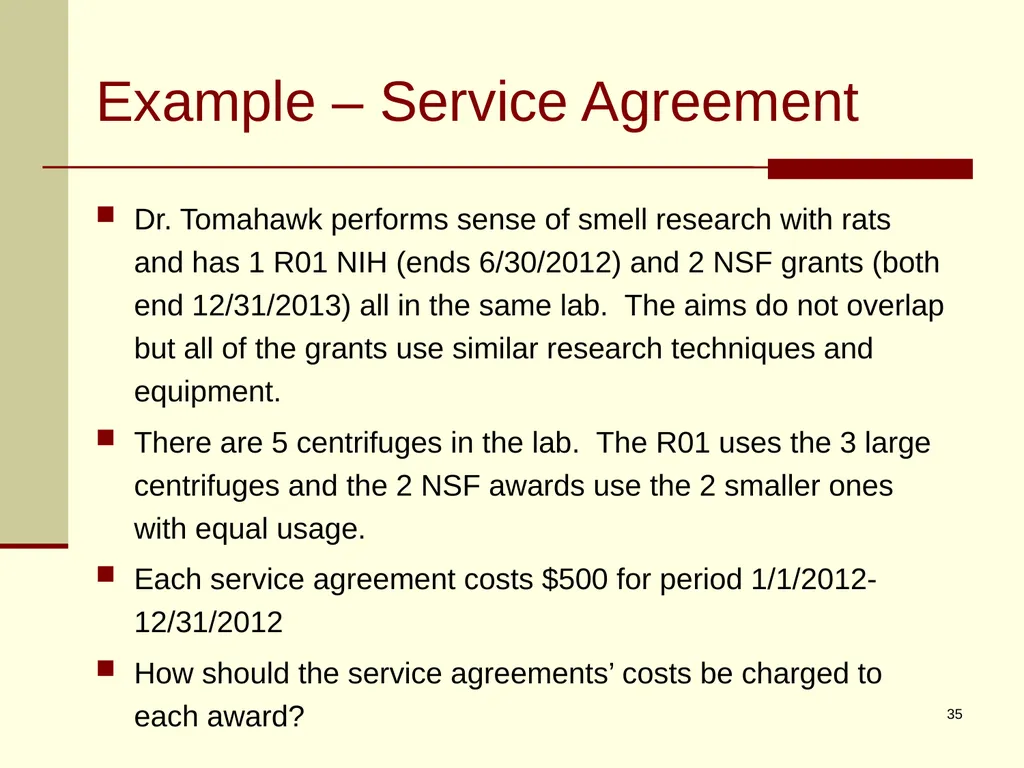 Office of Management and Budget (OMB) CIRCULAR - slide 35 of 80