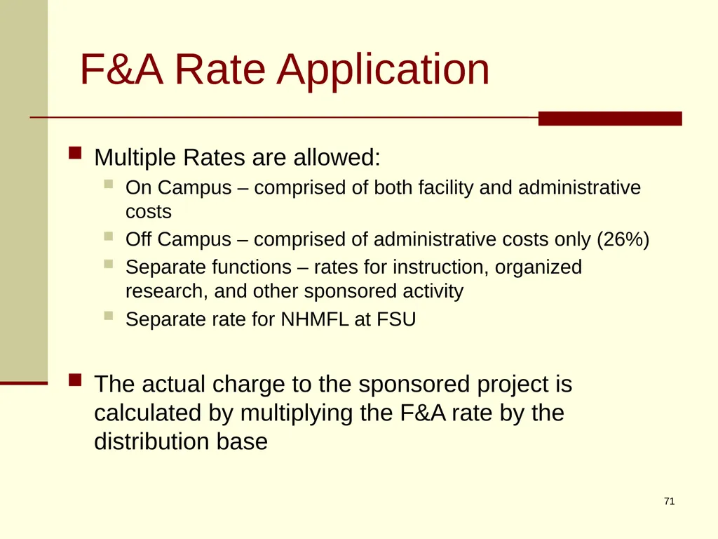 Office of Management and Budget (OMB) CIRCULAR - slide 71 of 80