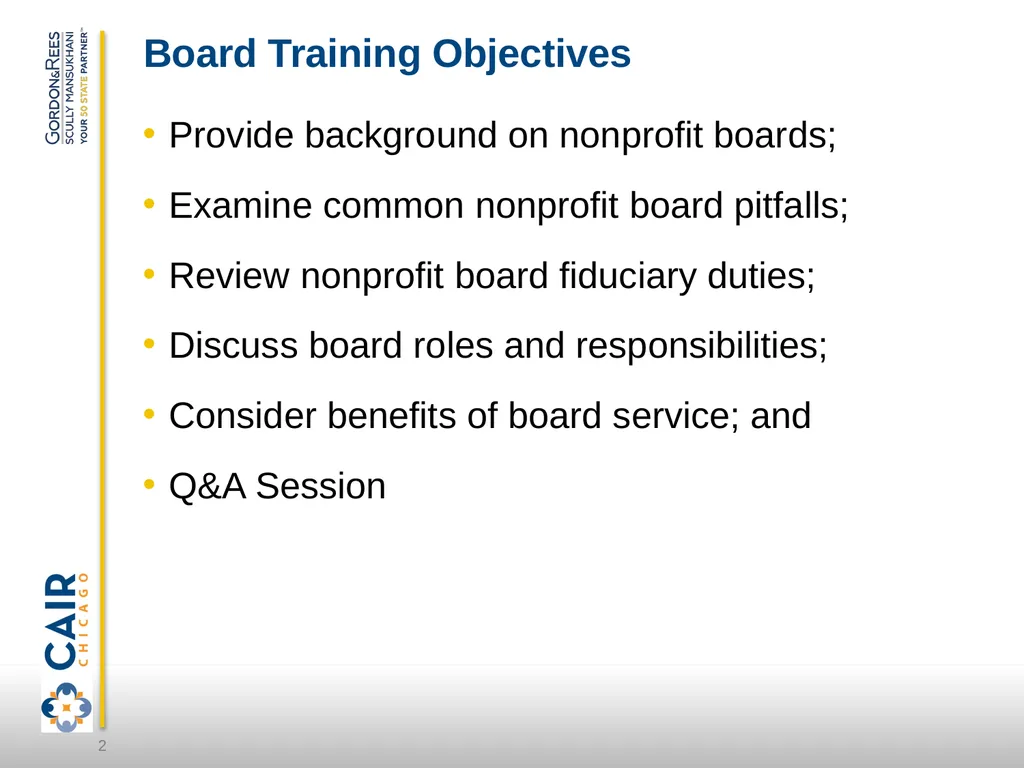 Empowered, Impactful & Rewarding Nonprofit Board - slide 2 of 33