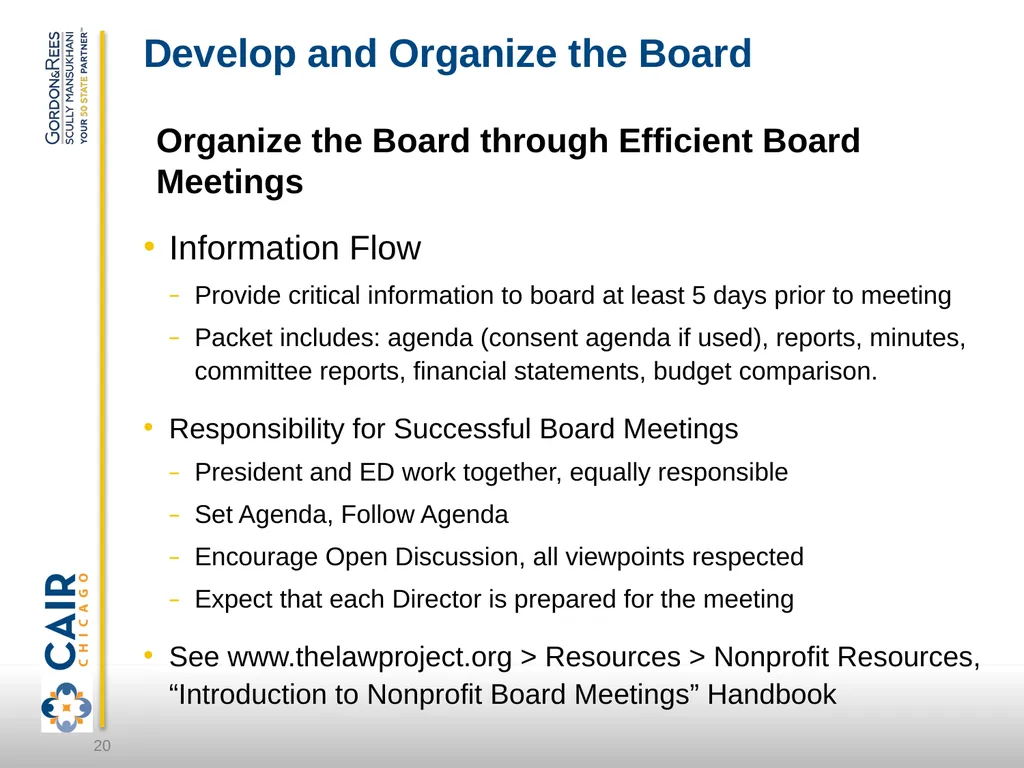 Empowered, Impactful & Rewarding Nonprofit Board - slide 20 of 33
