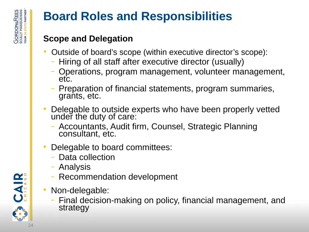 Empowered, Impactful & Rewarding Nonprofit Board - slide 24 of 33
