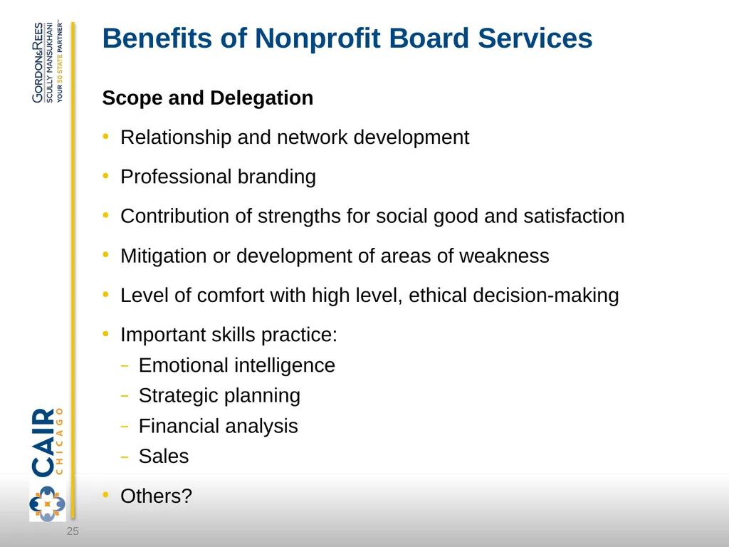 Empowered, Impactful & Rewarding Nonprofit Board - slide 25 of 33