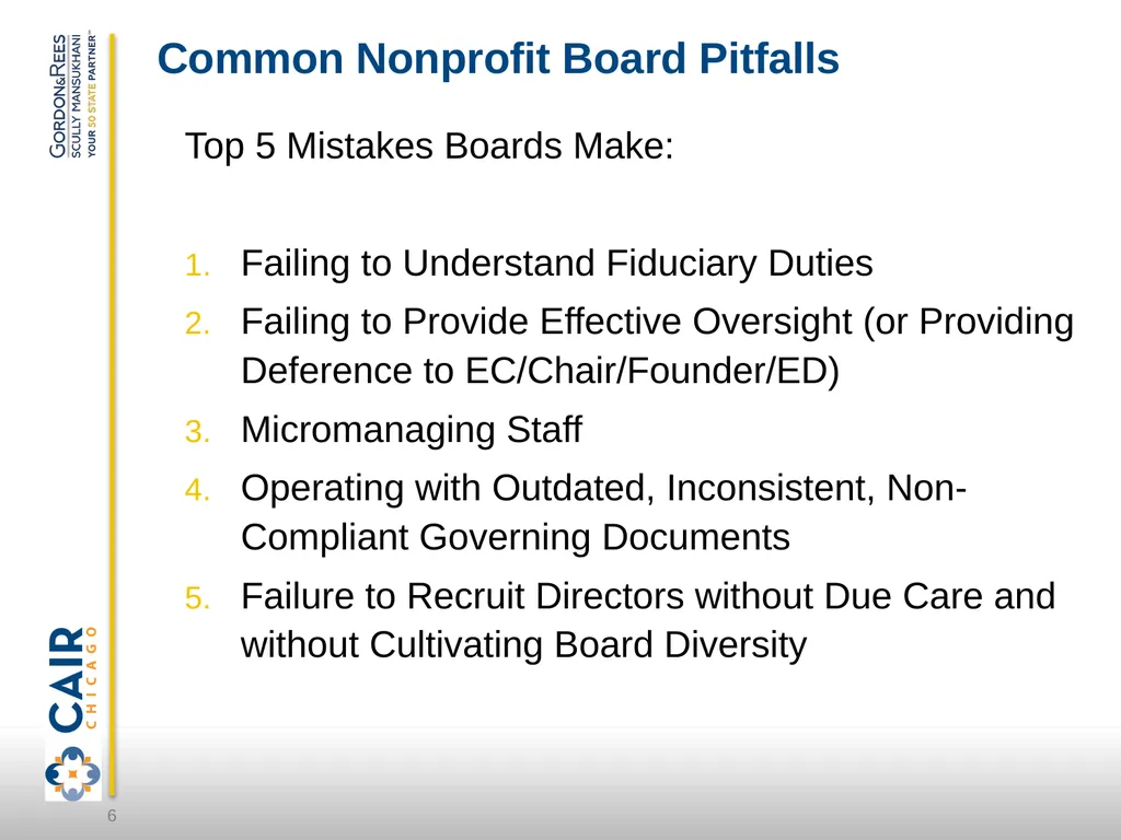 Empowered, Impactful & Rewarding Nonprofit Board - slide 6 of 33