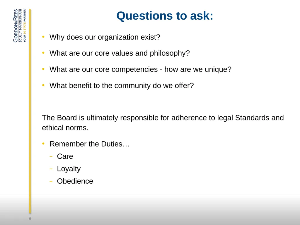 Empowered, Impactful & Rewarding Nonprofit Board - slide 8 of 33