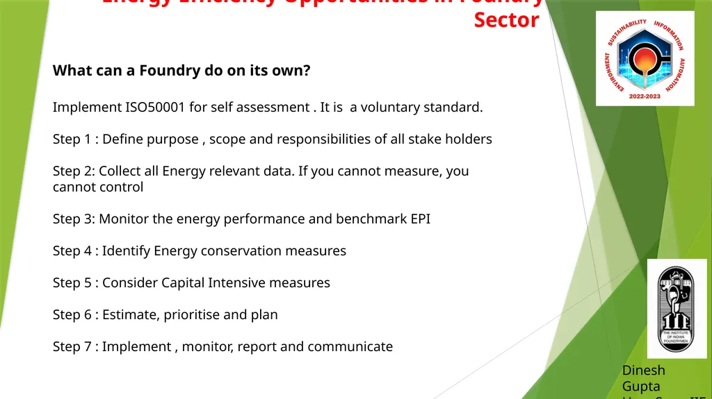 Energy Efficiency Opportunities in Foundry Sector - slide 10 of 16
